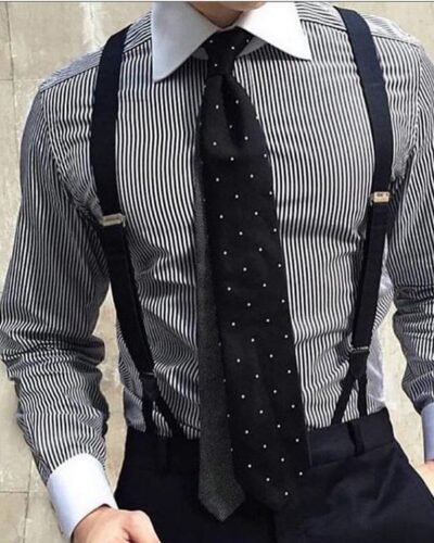 Xxx Stripe Shirt - SUSPENDERS â€“ Suits and More Ghana
